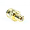 Composite video BNC to phono RCA adapter gold for Sony PVM monitor